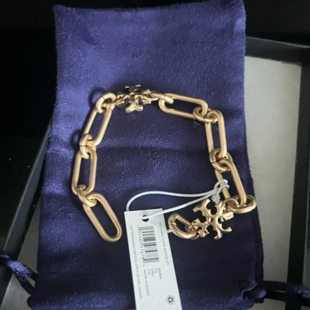 TORY BURCH• Roxanne Chain‎ Bracelet - Picture 2 of 6